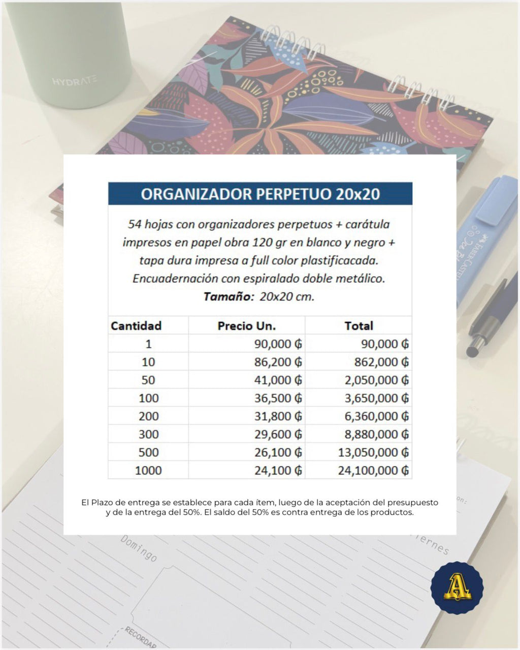 Planner Perpetuo Premium Van Gogh