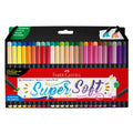 Marcadores Faber-Castell SuperSoft x50 (punta pincel/brush)