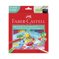 Faber-Castell EcoLápices de Color Acuarelables x24 + Sacapuntas (Vira acuarela)