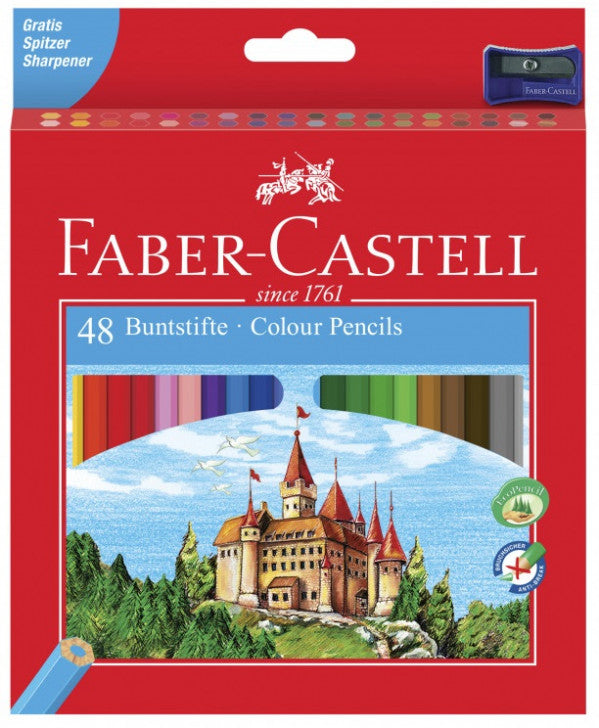 Faber-Castell EcoLápices de Color x48 + Sacapuntas de REGALO