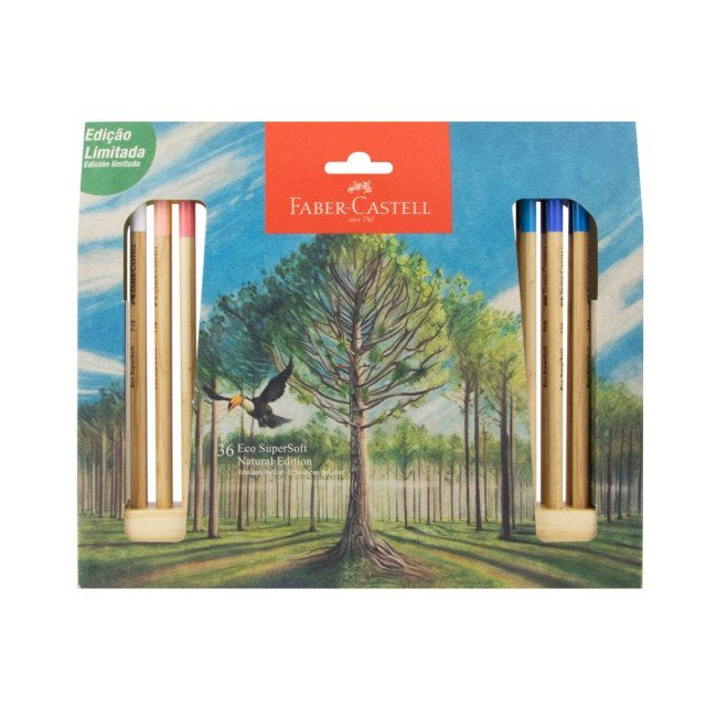 Faber-Castell EcoLápices SuperSoft Natural Edition x36 (Edición Limitada)
