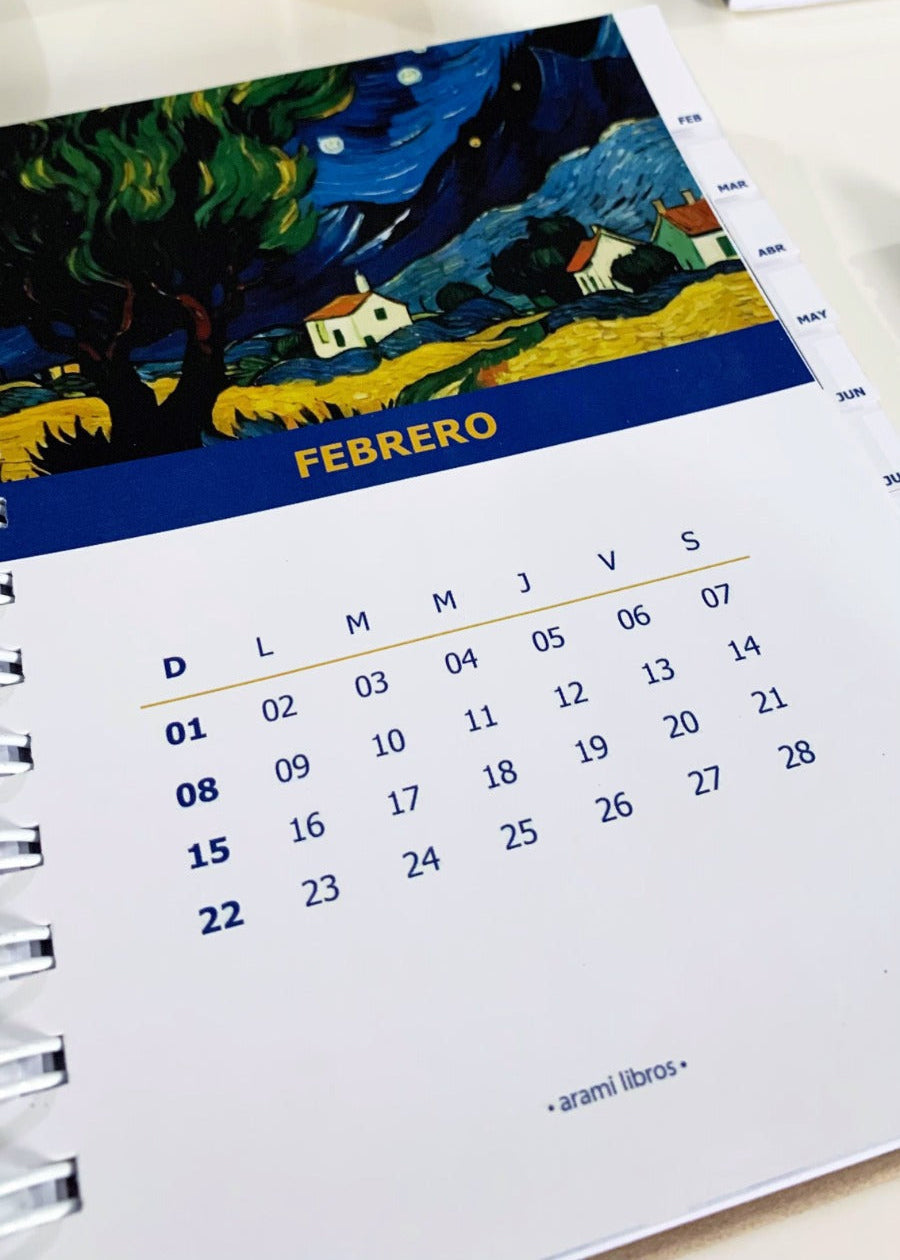 Agenda Van Gogh Premium 2026