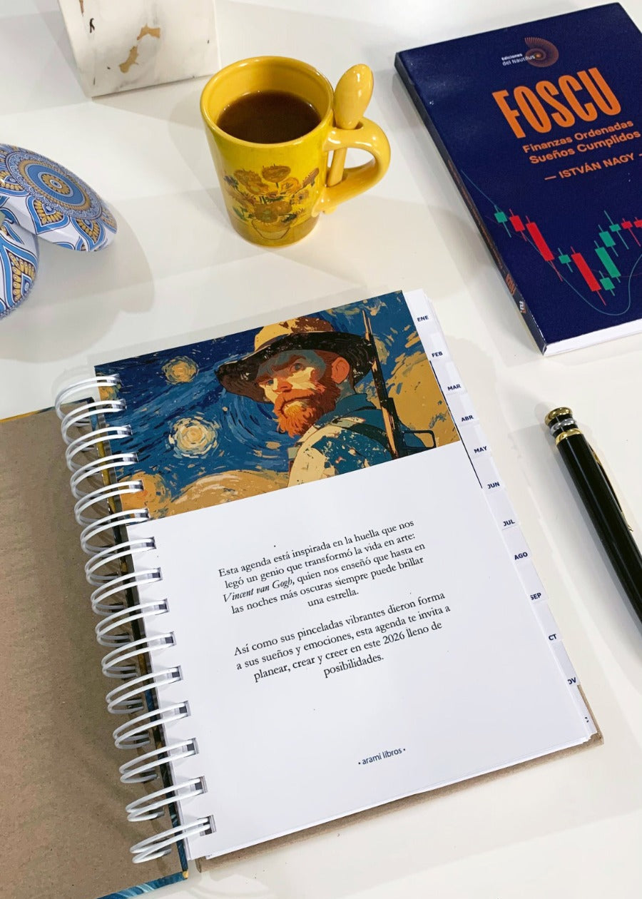 Agenda Van Gogh Premium 2026