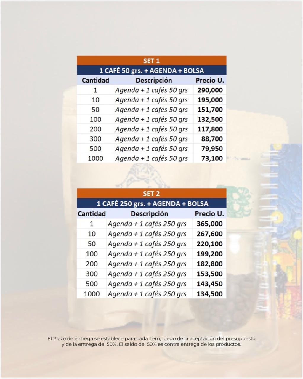 Set Espresso de Estrellas