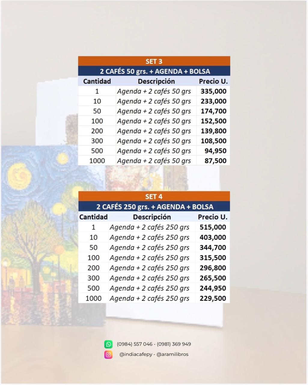 Set Espresso de Estrellas